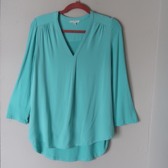 ANTHROPOLOGIE ‘pleione’ teal tunic - Picture 1 of 8